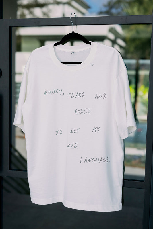 Oversized T-shirt "love language"