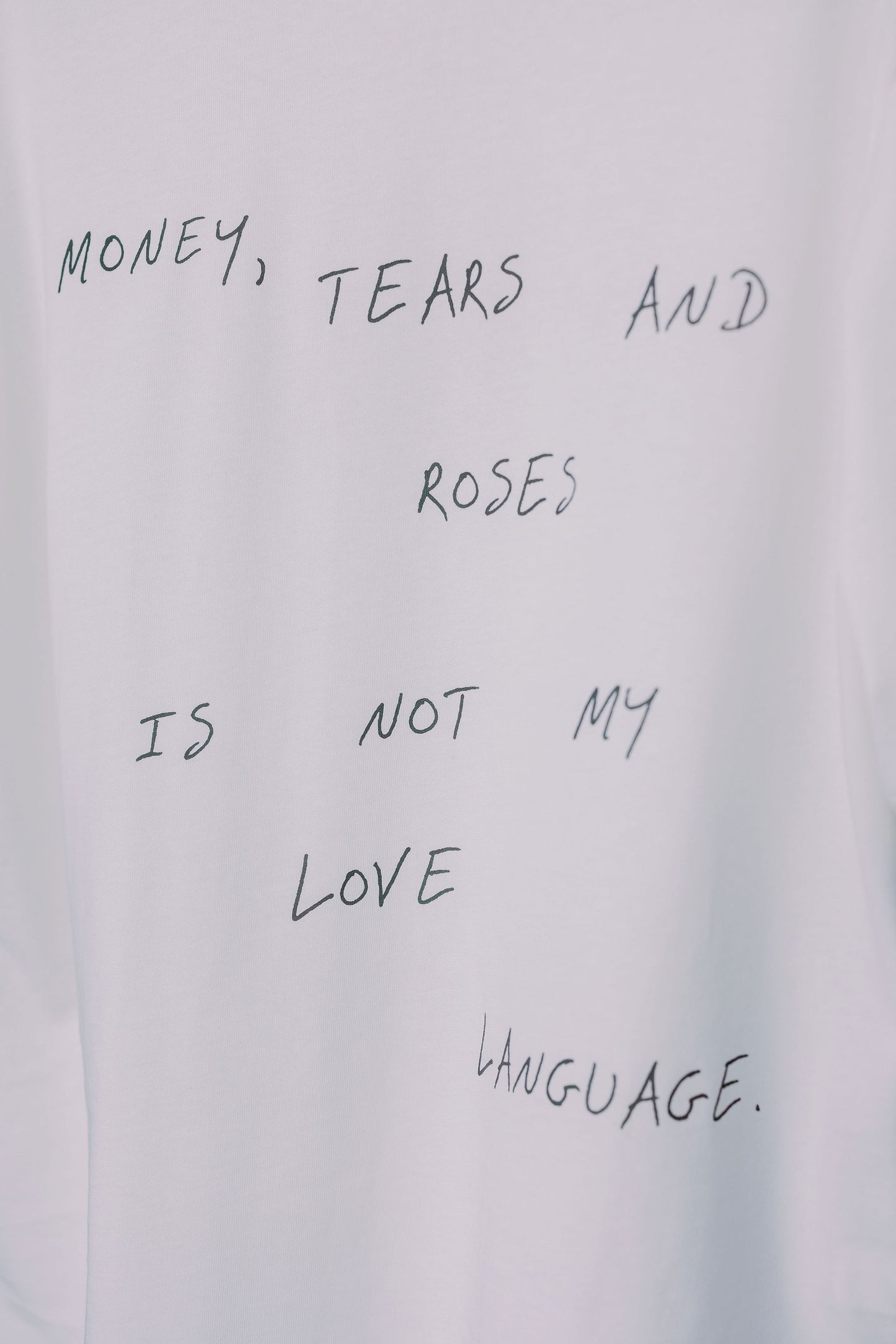 Oversized T-shirt "love language"