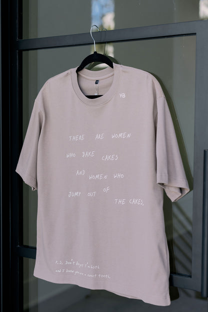 Oversized T-Shirt "piece of cake"