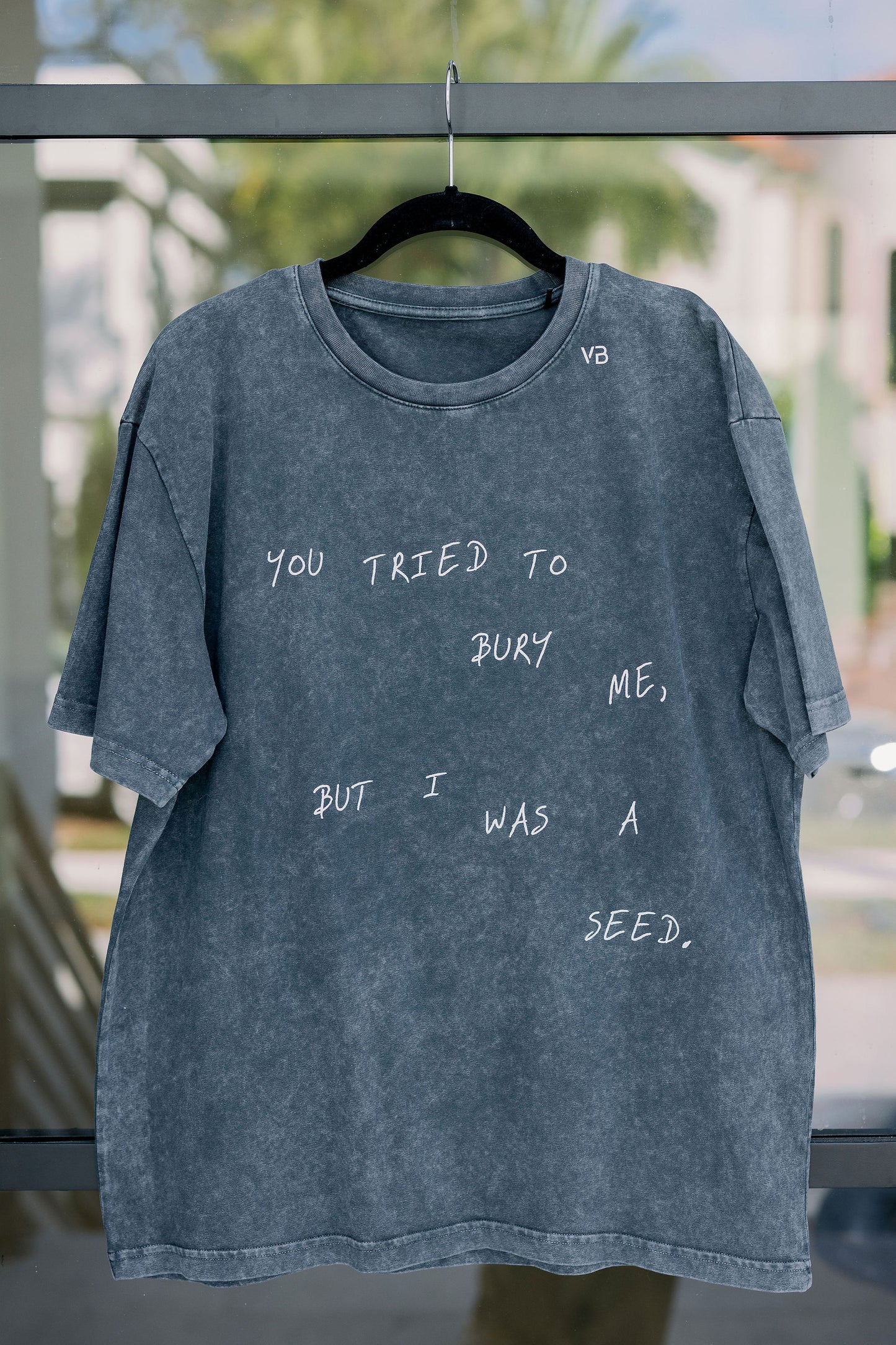 Washed Marbel T-Shirt "bury me"