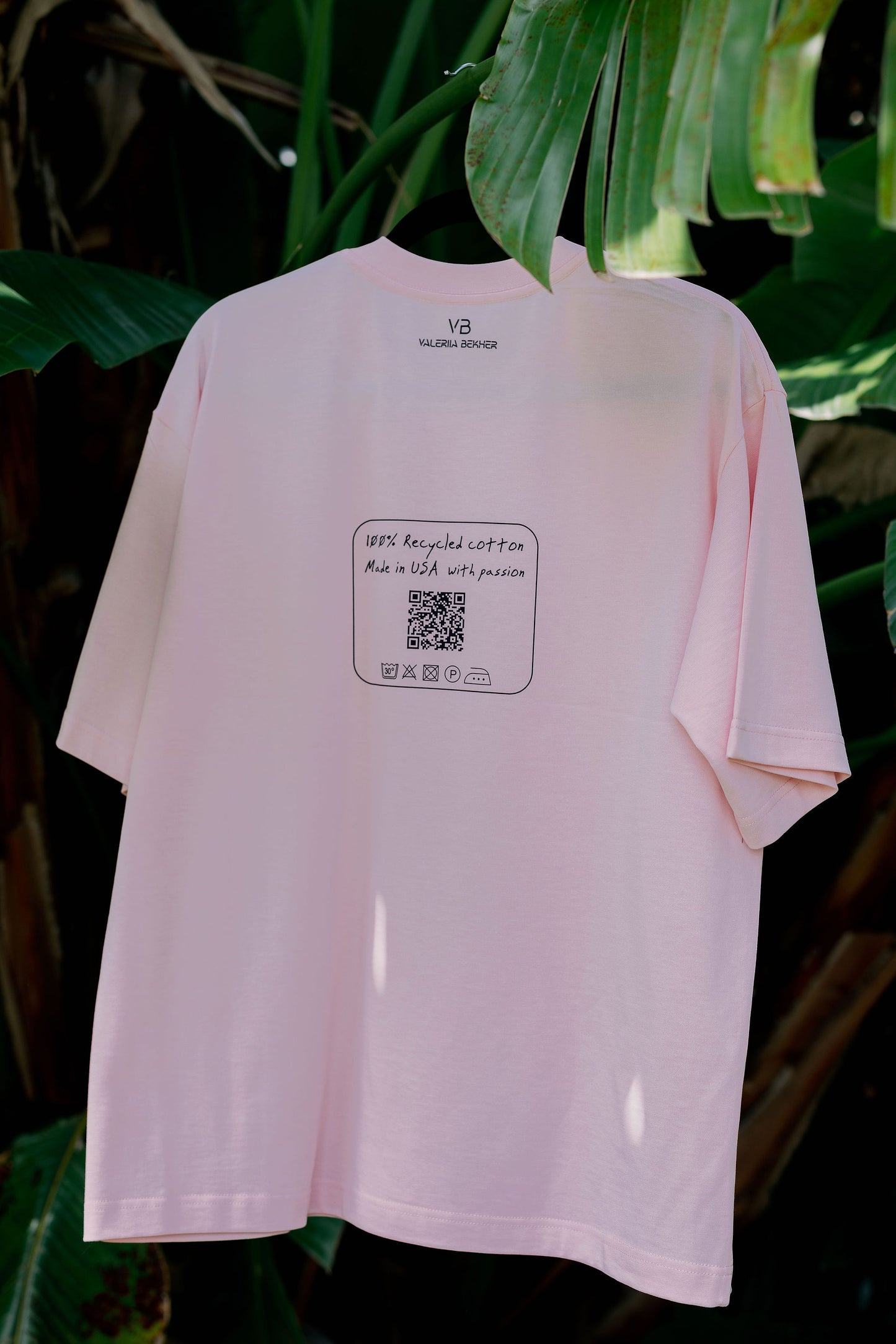 Oversized T-Shirt Pink "I'am enough"