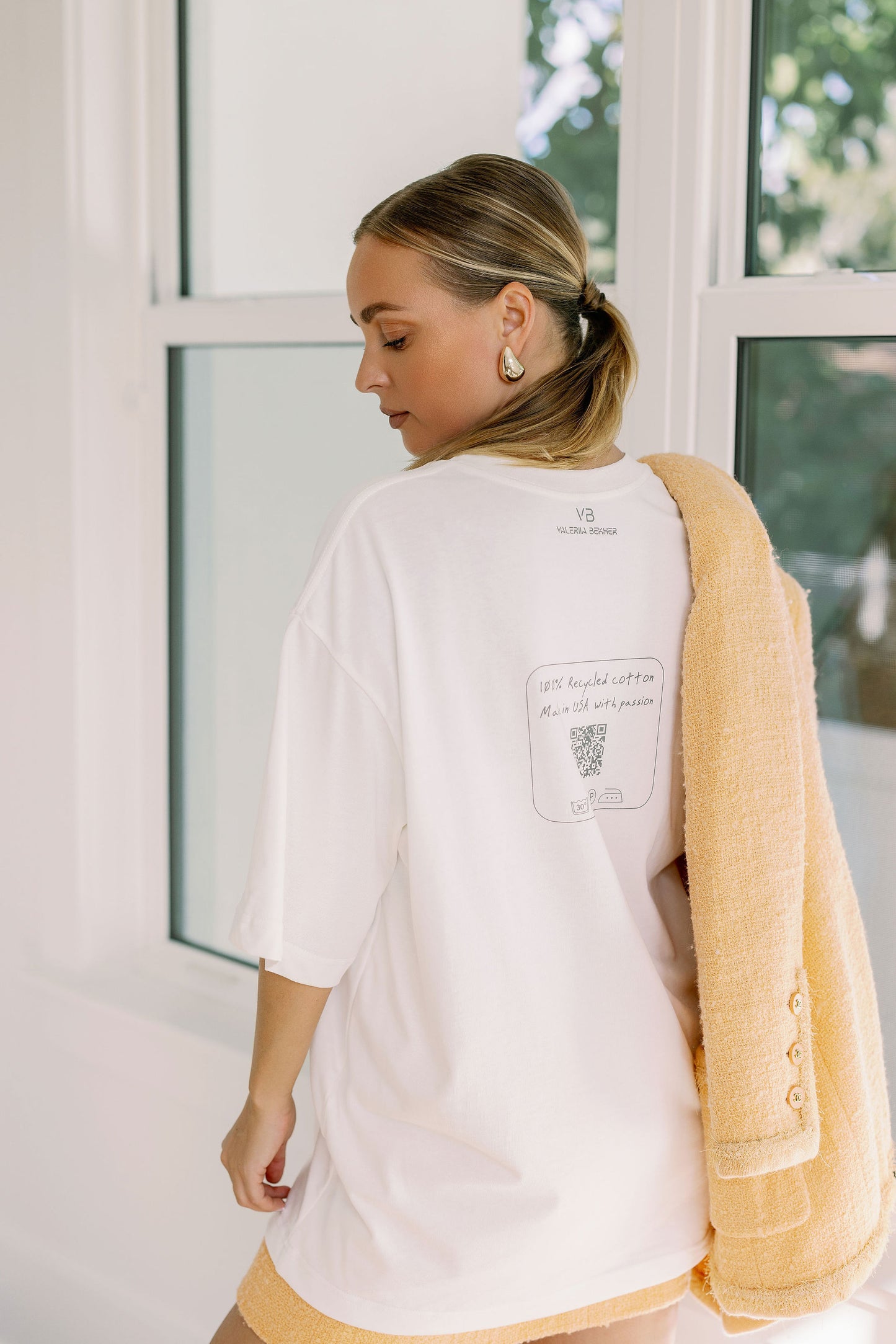 Oversized T-shirt "love language"