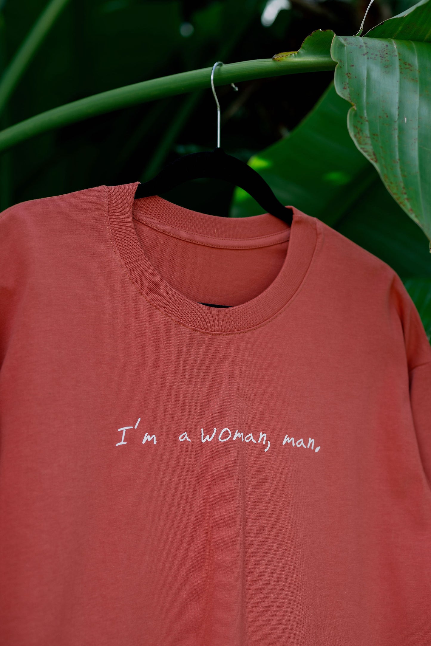 Oversized T-Shirt "I'am a Woman"