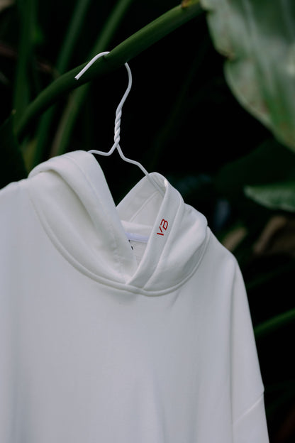 Oversized Logo Milk Hoddie