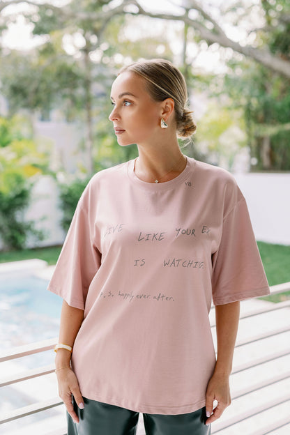 Oversized T-Shirt "happily ever after"