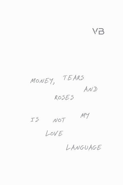 Postcard "love language"