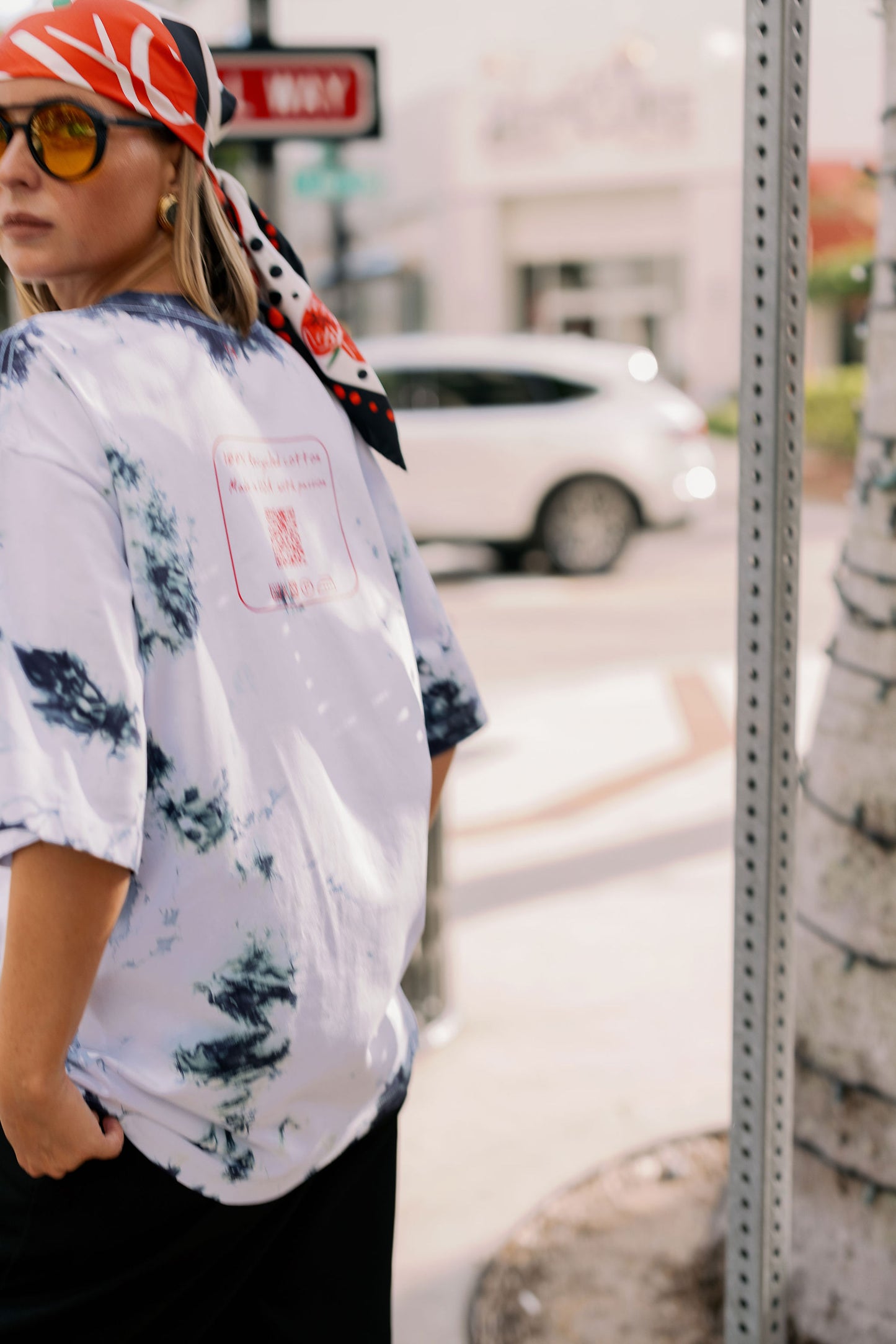 Oversized T-Shirt "Marble Tie Dye"